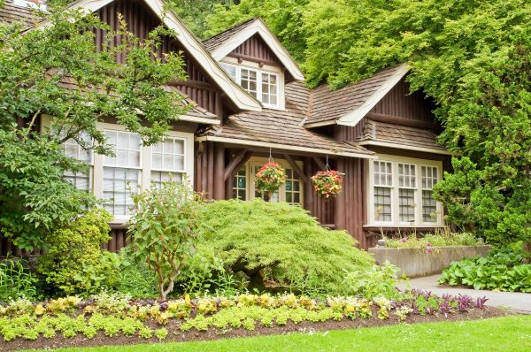 Log Home Landscaping in Mckinney