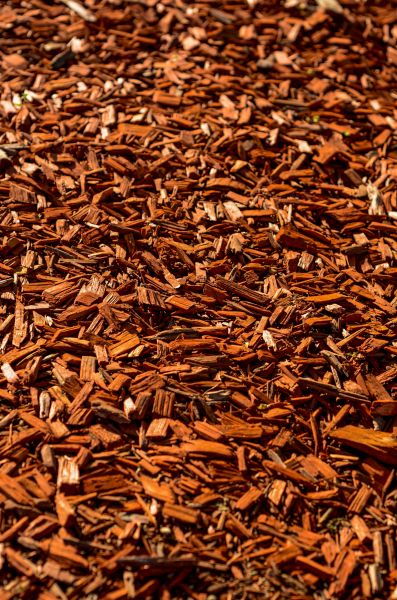 Cedar Mulch Spreading in Mckinney